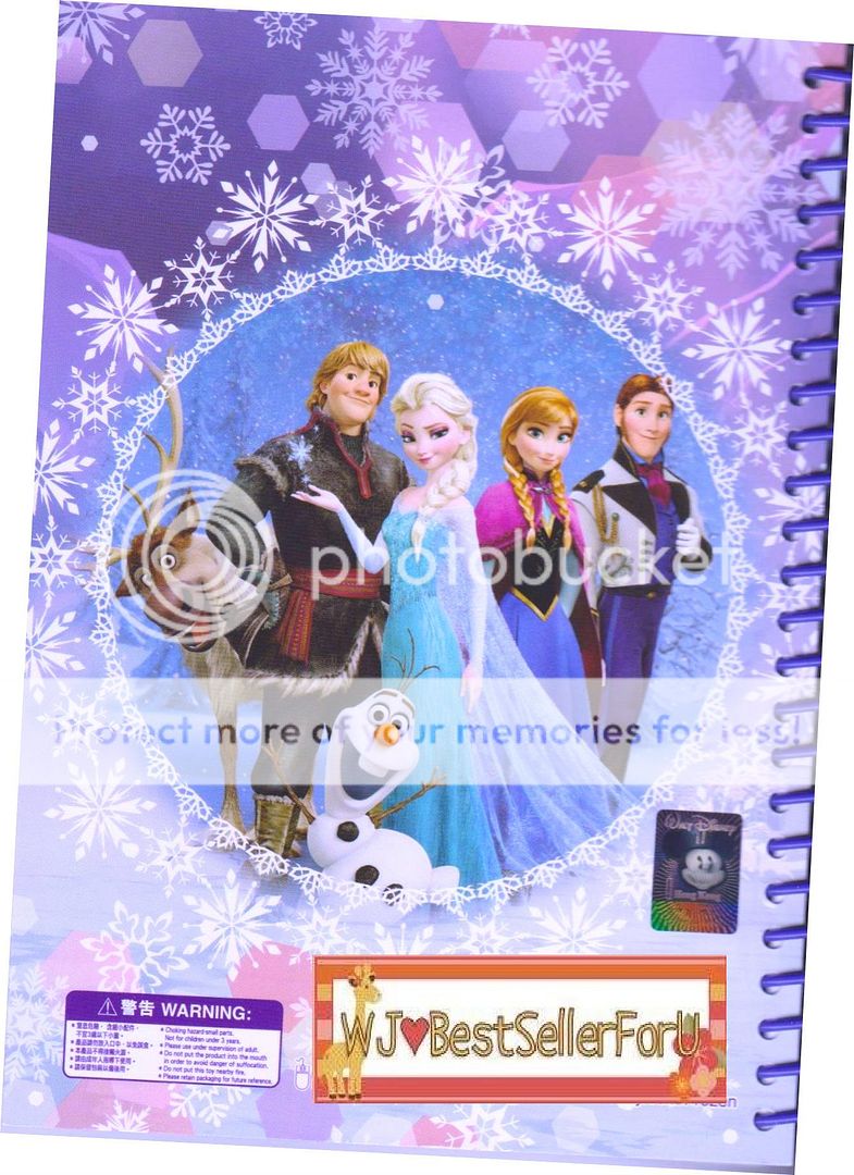 Disney Frozen Anna Elsa Olaf Spiral Paper Notebook Journal Diary