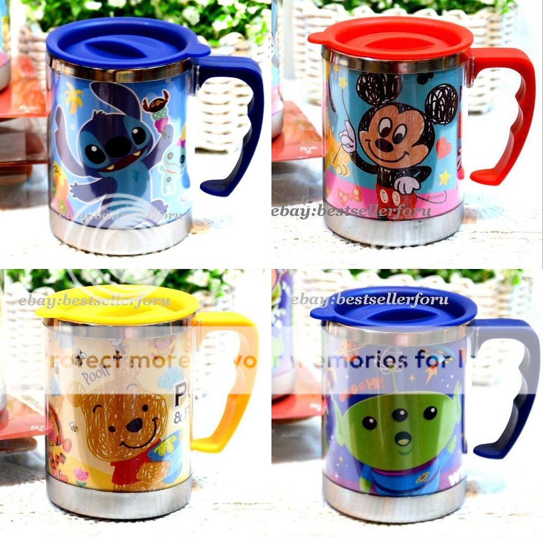 Licensed Disney Insulated Thermos Stainless Steel Mug Coffee Tea Travel Cup 16oz eBay