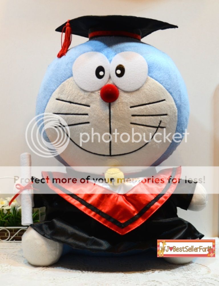 15 quot authentic doraemon robot cat graduate graduation gift 15 quot authentic doraemon robot cat graduate graduation gift